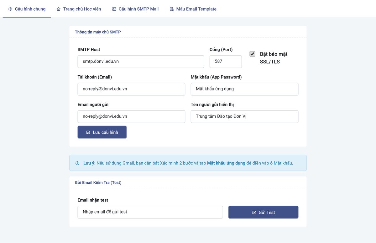 Thư tài khoản gửi từ no-reply@idu.vn